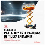 Alquiler de Plataformas Elevadoras de Mástil Vertical Eléctricas en Madrid