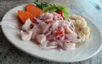 Ceviche de pescado peruano