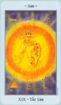 La  energía masculina del tarot está representada por El Sol