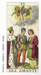 El Enamorado, el arcano simbólico  del tarot del amor