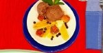 Recetas faciles de Helado de chocolate con crutones caramelizados