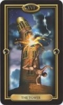 El arcano La Torre en la tirada del tarot