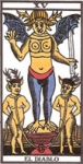 Cuando el Diablo aparece en el tarot gratis