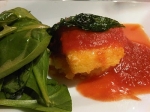 Receta de pastas: Polenta en salsa de tomate