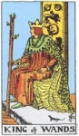 Un rey que es pura energía en el tarot