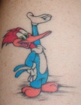 Lleva contigo un tattoo del pájaro loco