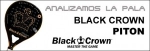 Análisis palas de pádel Black Crown Piton