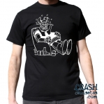 Camiseta exclusiva MAZINGUER Z creada por el dibujante Alvaro Peña